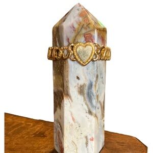 Antique American Queen Pitman & Keeler Sweetheart Link Bracelet C. 1910-1930